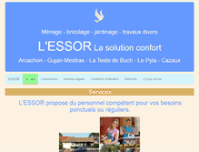 Tablet Screenshot of essor-asso.org